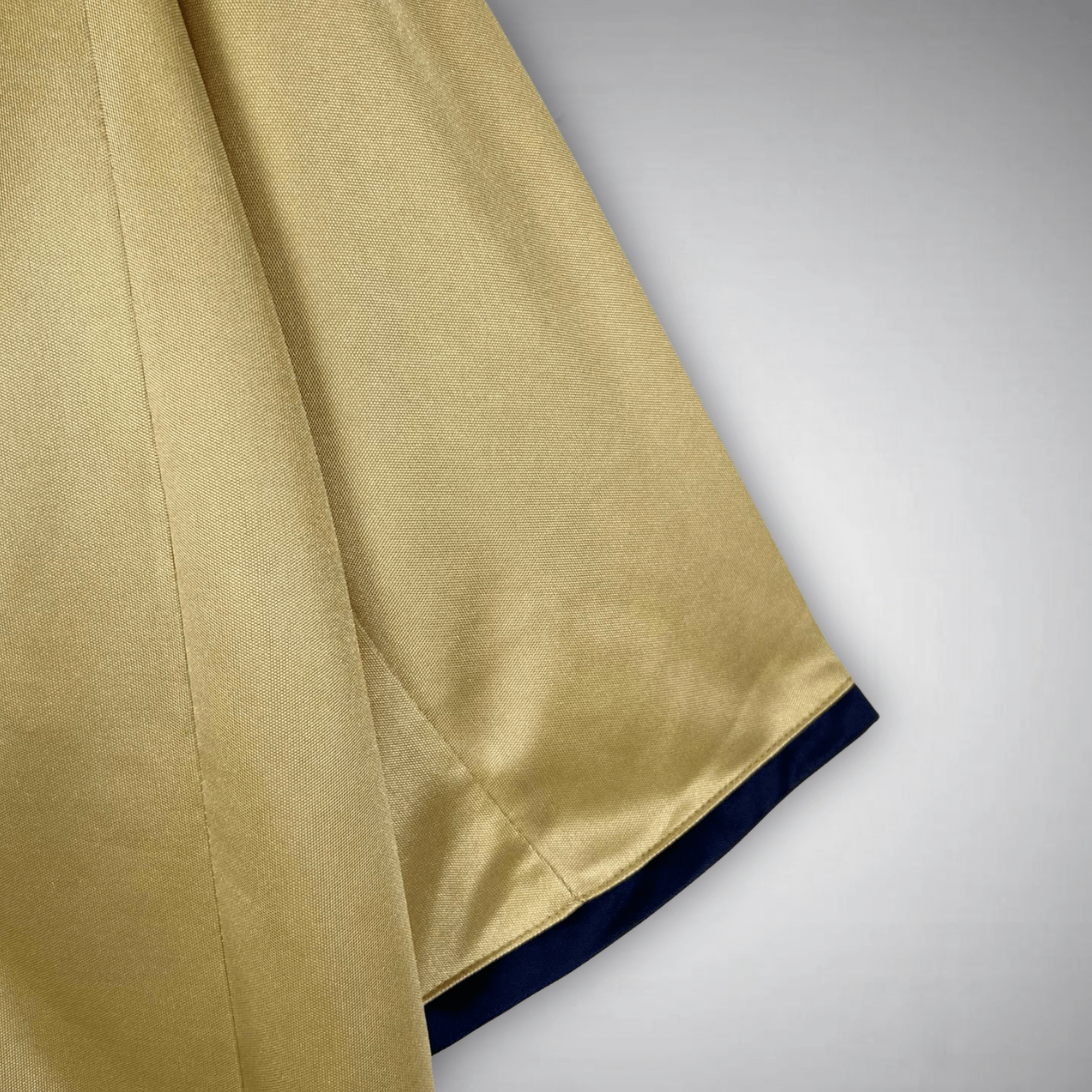 02/03 FC Barcelona Gold Away Retro Kit - Premium Quality Jersey at FootballPrestige.com