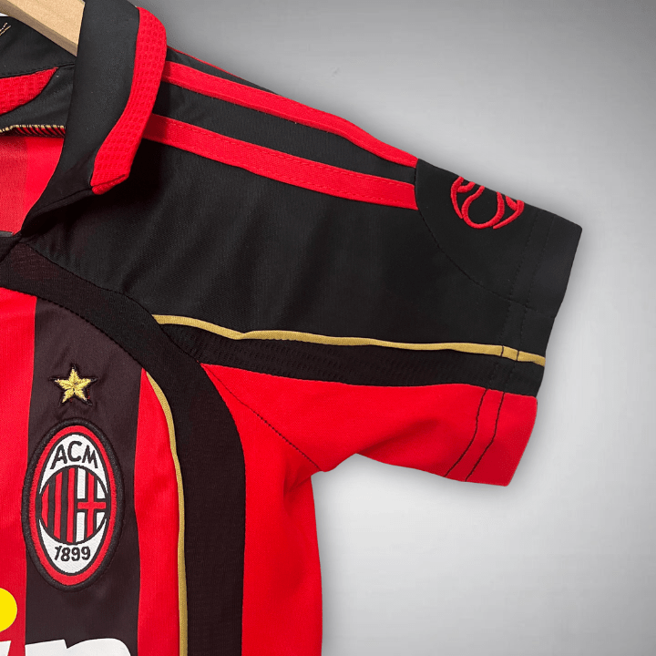 06/07 AC Milan Home Kids Size Kit - Premium Quality Jersey at FootballPrestige.com