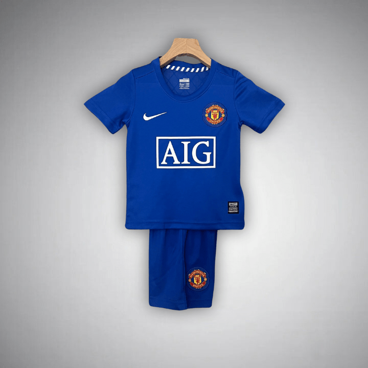 08/09 Manchester United Away Kids Size Kit - Premium Quality Jersey at FootballPrestige.com