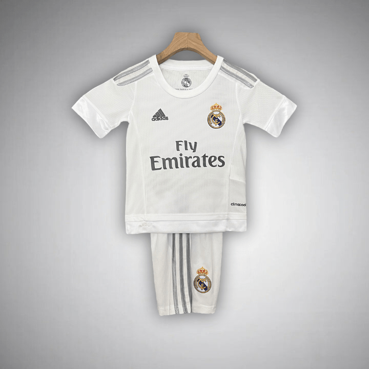 15/16 Real Madrid Home Kids Size Kit - Premium Quality Jersey at FootballPrestige.com