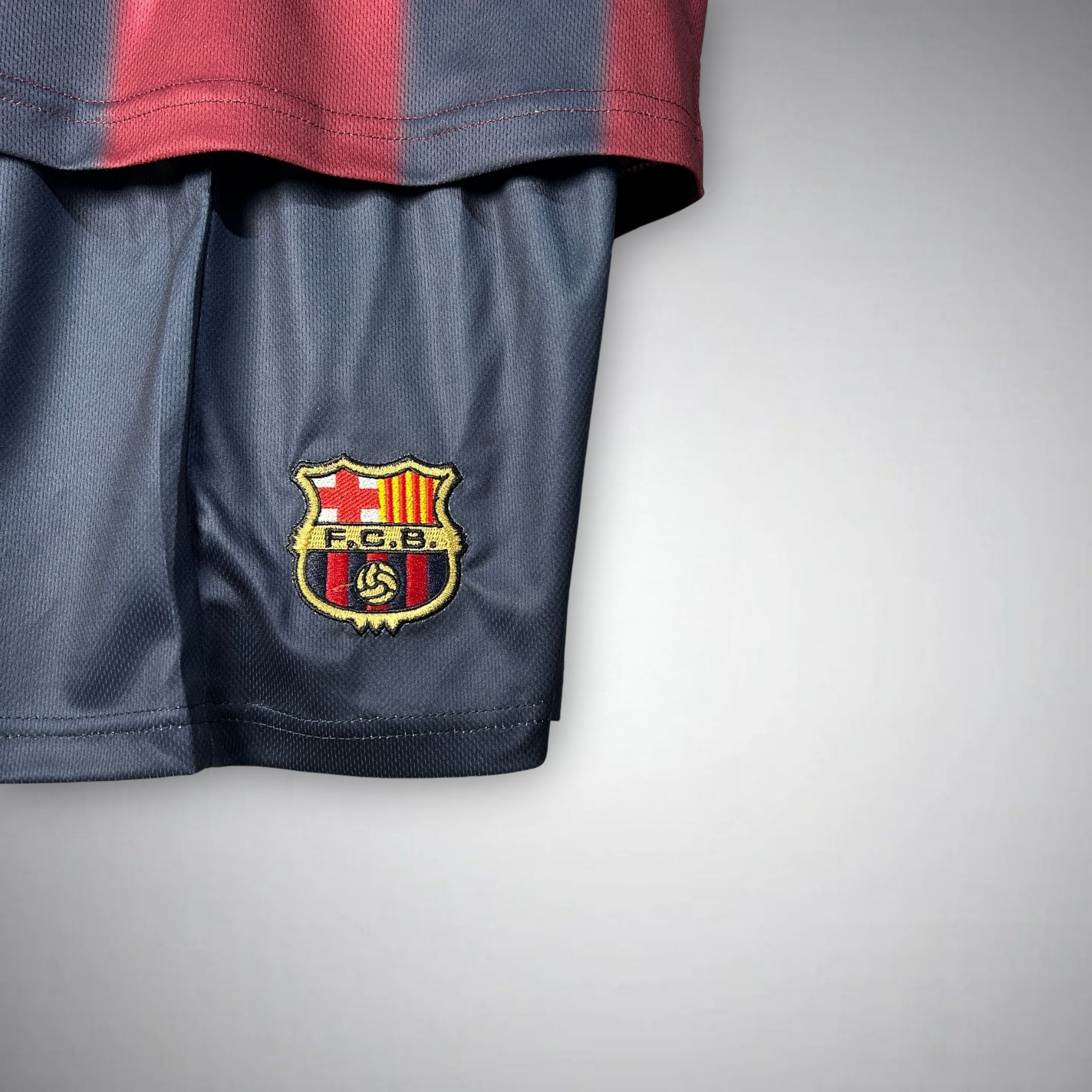 2000/01 FC Barcelona Retro x Cactus Jack Limited Edition Kids Size Home Kit - Premium Quality Jersey at FootballPrestige.com