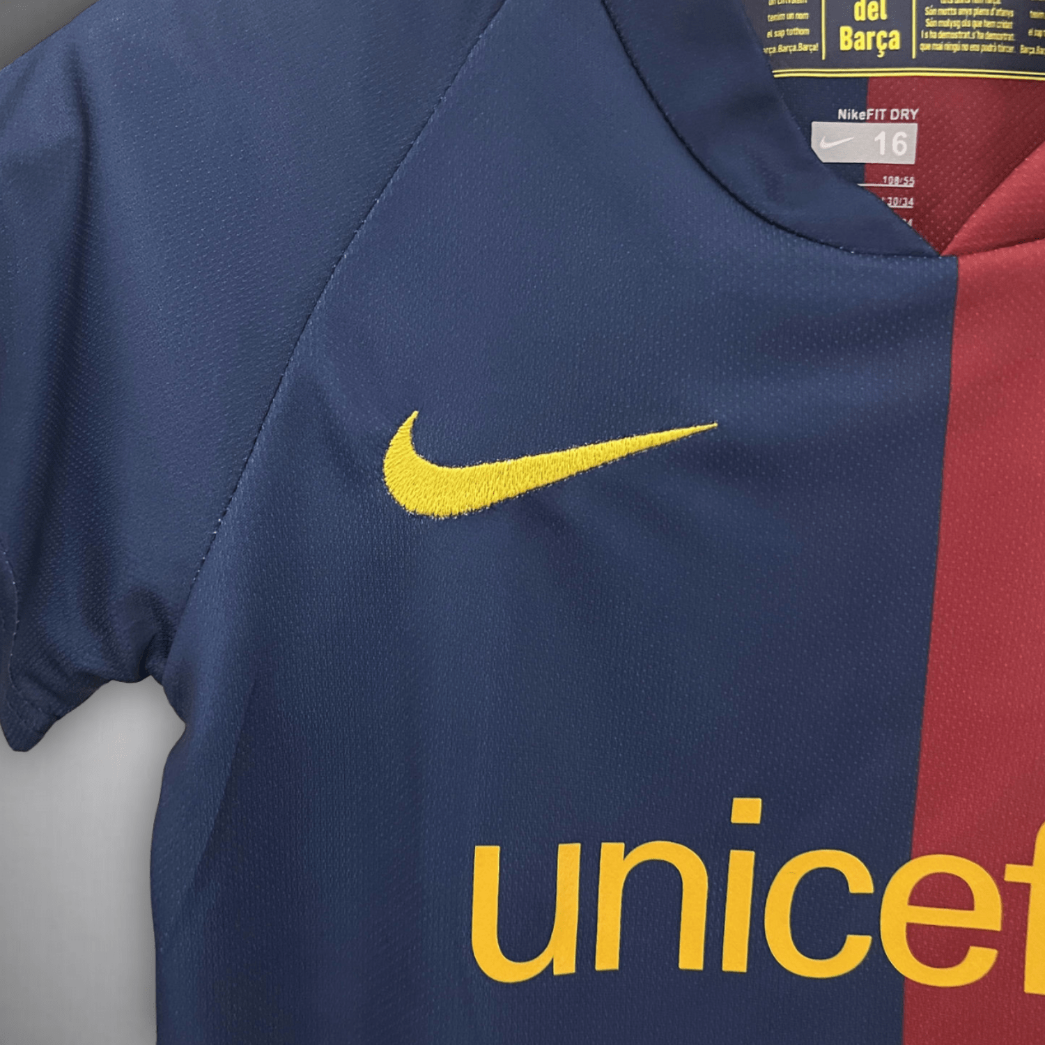 2009 FC Barcelona UCL Final Kids Size Kit - Premium Quality Jersey at FootballPrestige.com