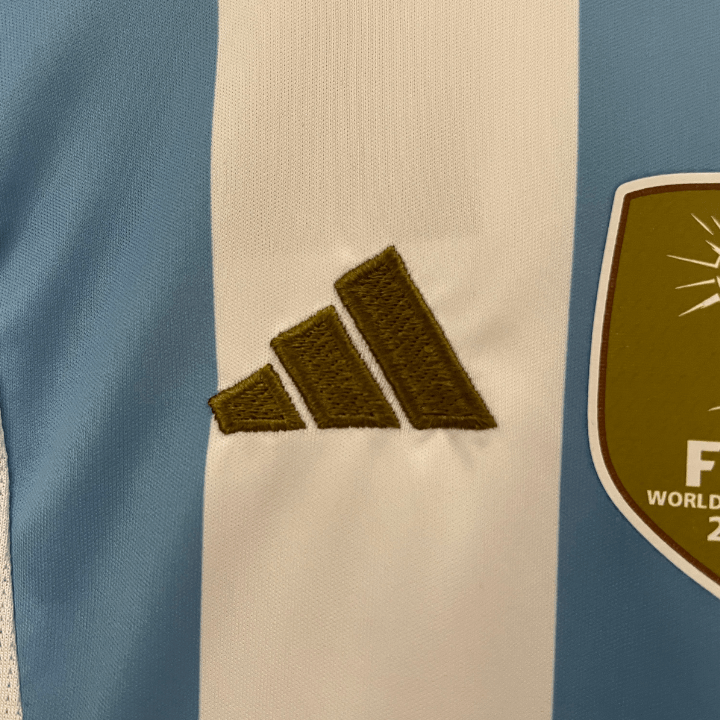 2024 Argentina Home Kids Size Kit - Premium Quality Jersey at FootballPrestige.com