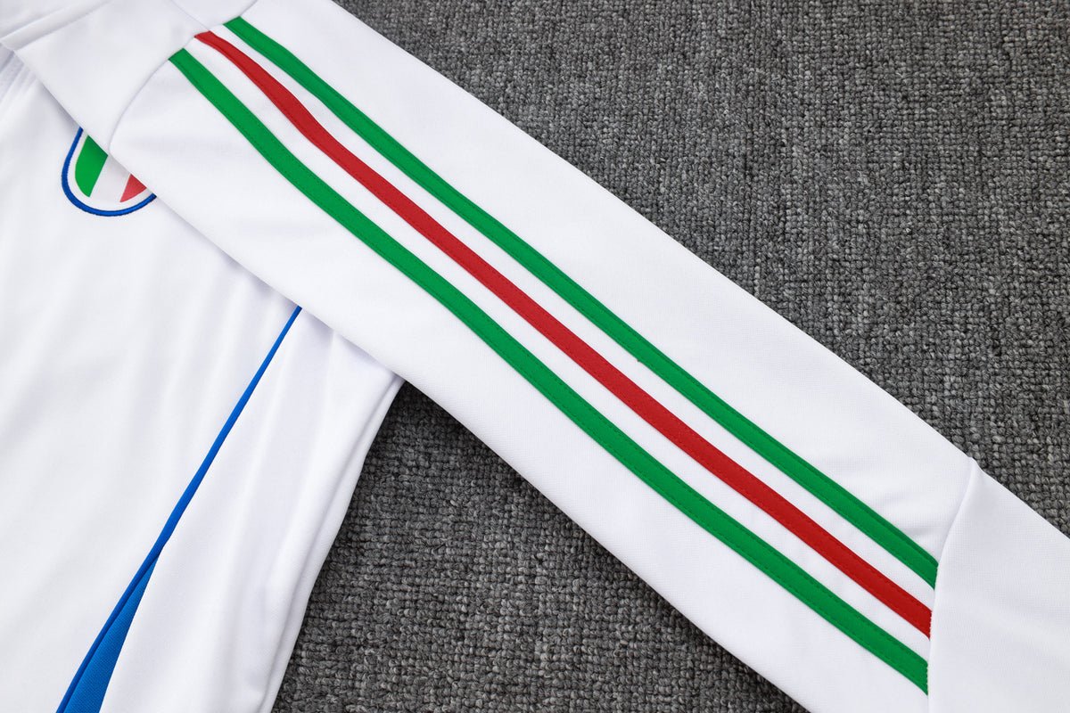 2024 Italy Blue and White Premium Tracksuit - Premium Quality Jersey at FootballPrestige.com