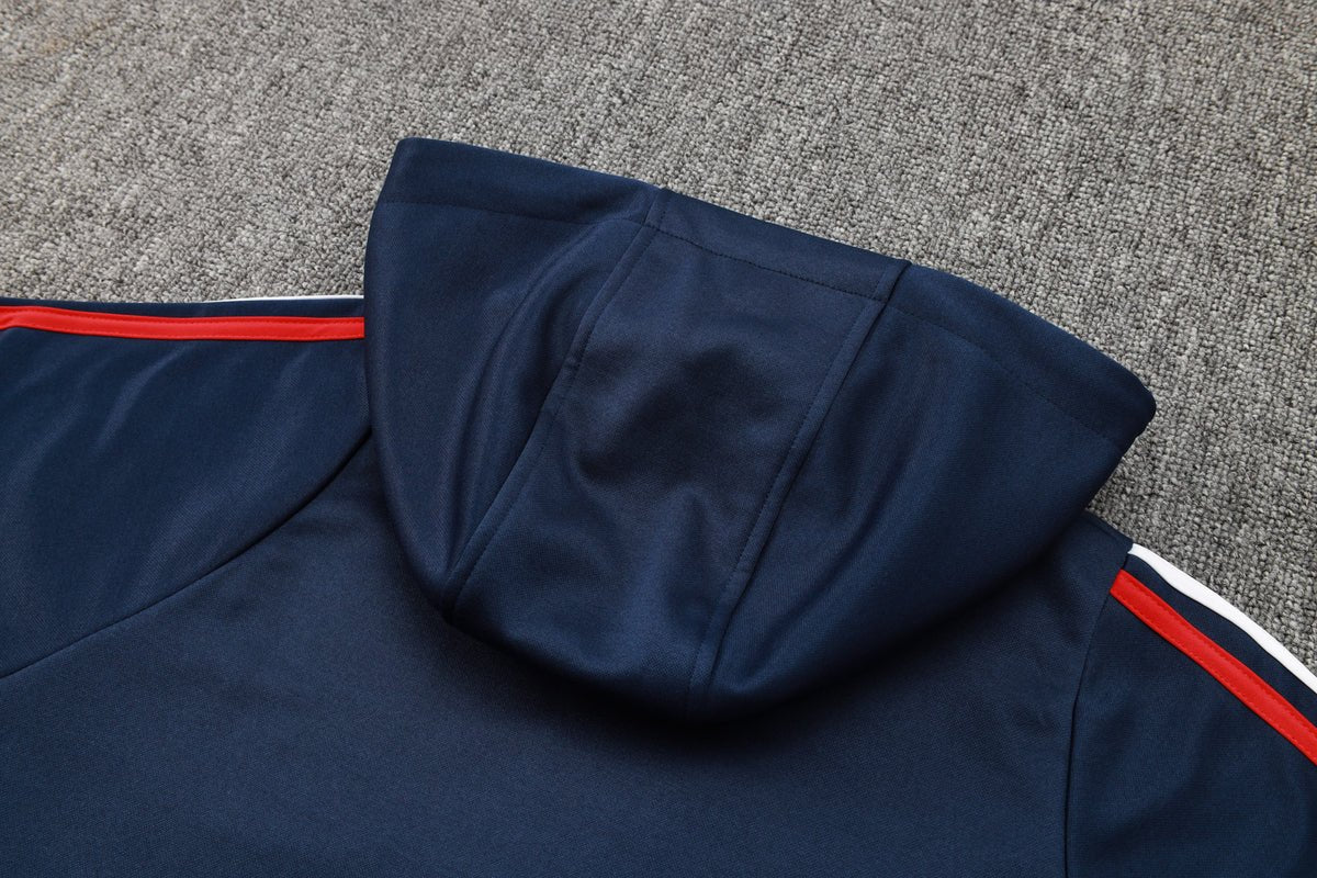 2024 Italy Dark Blue Premium Tracksuit - Premium Quality Jersey at FootballPrestige.com