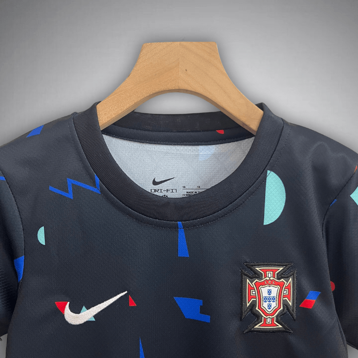2024 Portugal Pre - Match Kids Size Kit - Premium Quality Jersey at FootballPrestige.com