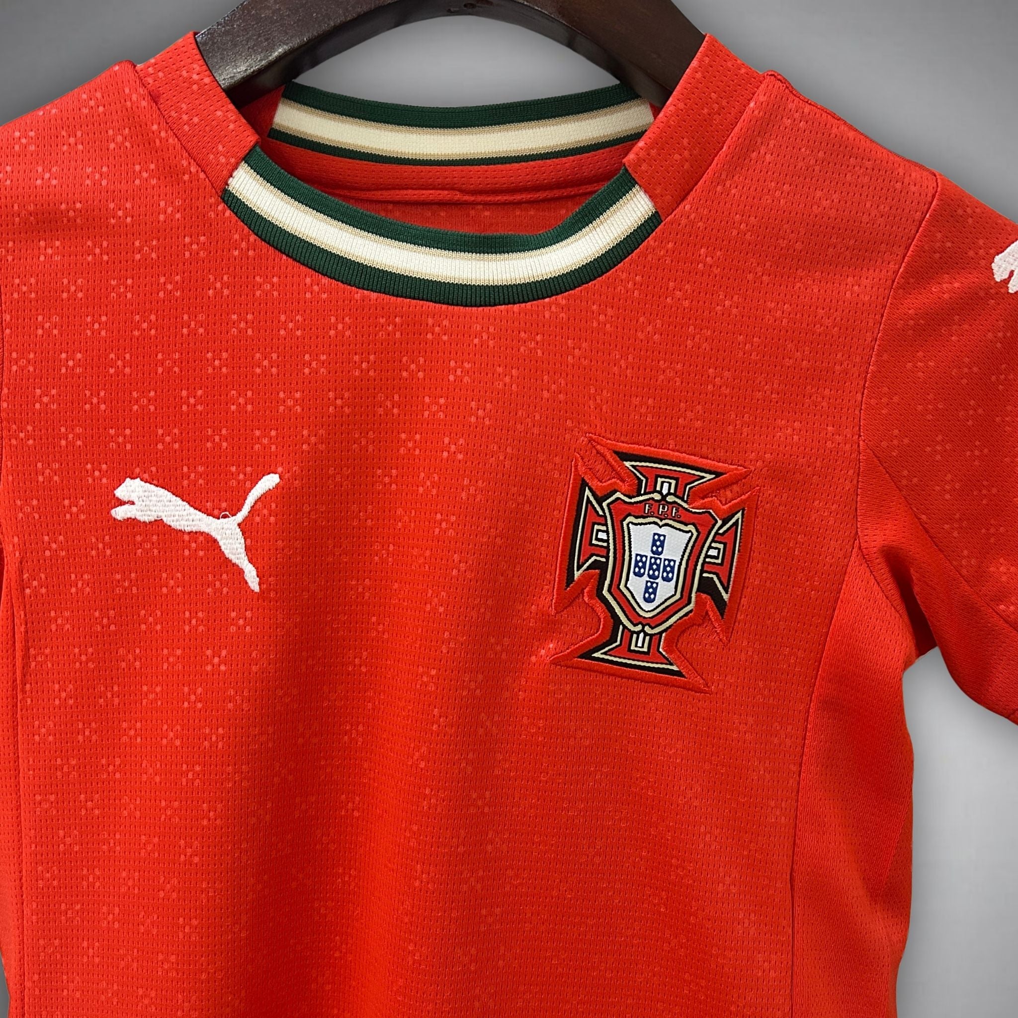 2025 Portugal Home Kids Size Kit - Premium Quality Jersey at FootballPrestige.com