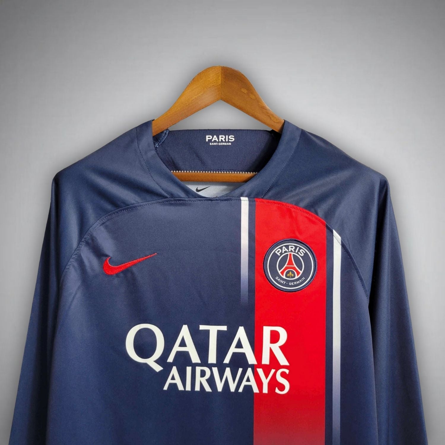 23/24 PSG Home Long Sleeve Kit - Premium Quality Jersey at FootballPrestige.com