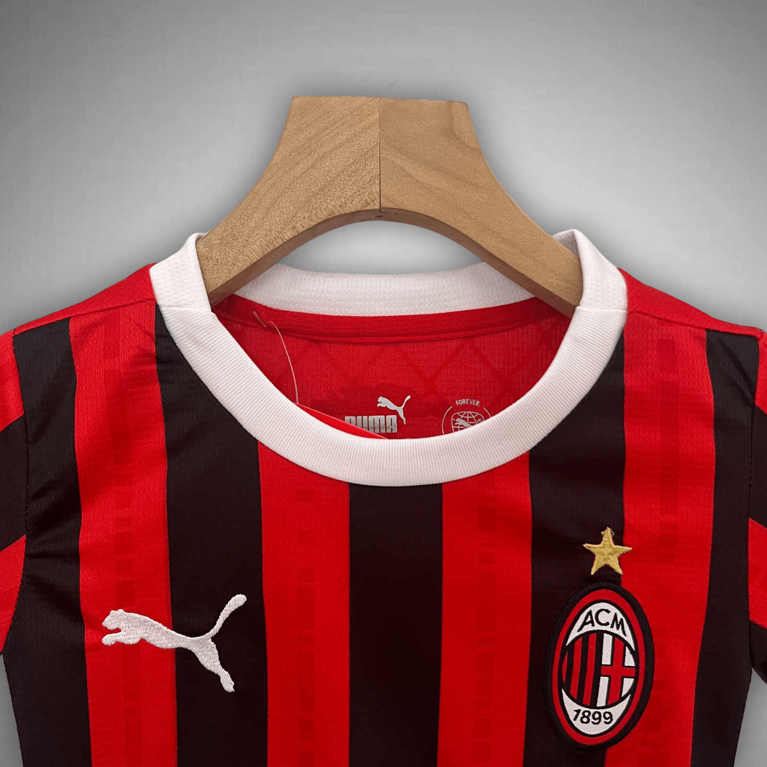 24/25 AC Milan Home Kids Size Kit - Premium Quality Jersey at FootballPrestige.com