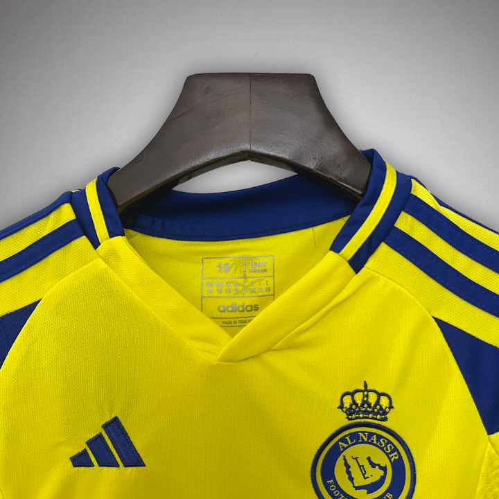 24/25 Al - Nassr Home Kids Size Kit - Premium Quality Jersey at FootballPrestige.com
