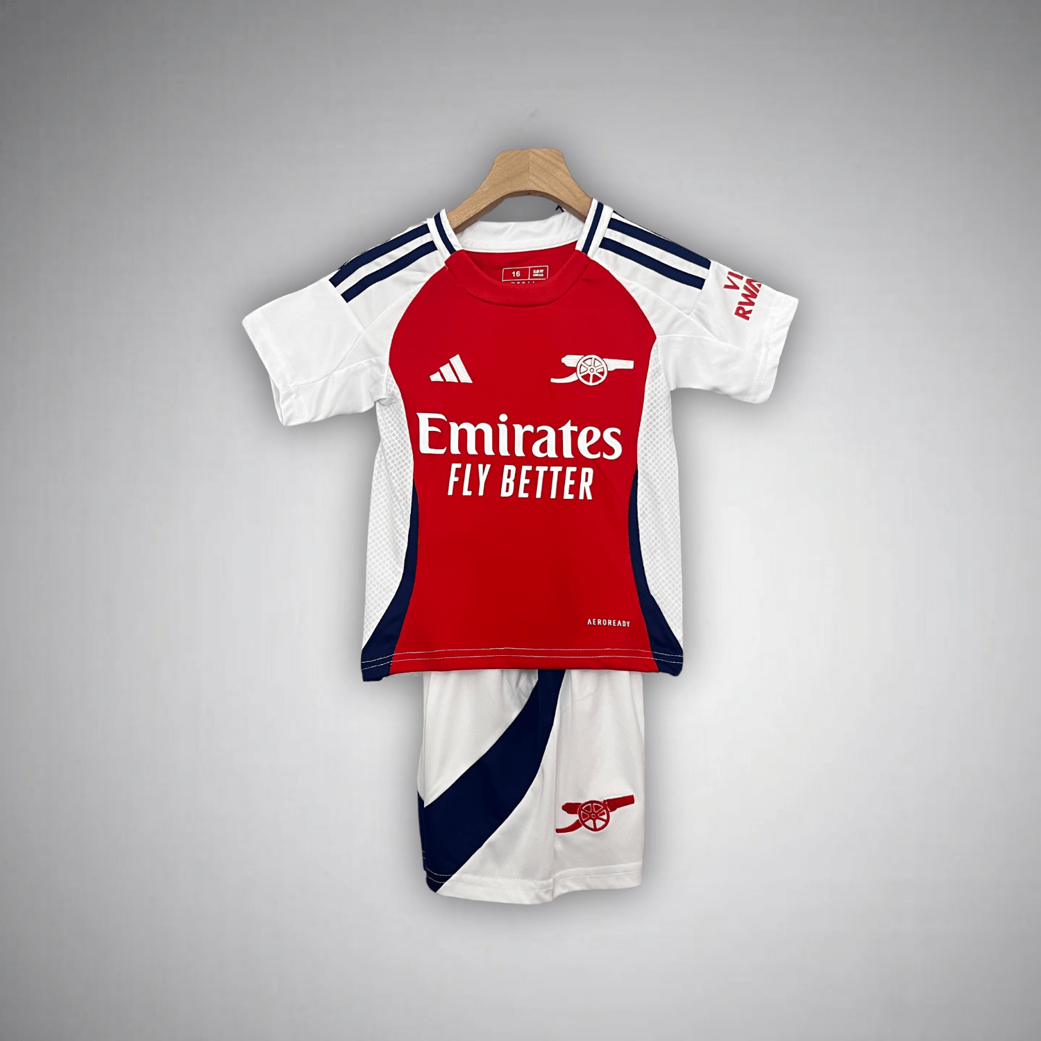24/25 Arsenal Home Kids Size Kit - Premium Quality Jersey at FootballPrestige.com