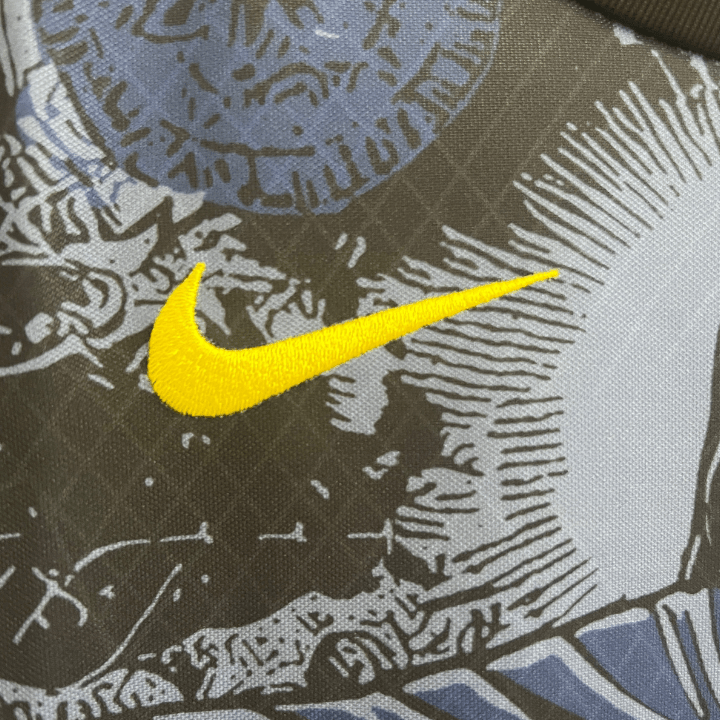 24/25 Brazil "Jesus" Premium Blue Kids Size Kit - Premium Quality Jersey at FootballPrestige.com