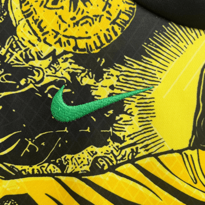 24/25 Brazil "Jesus" Premium Kids Size Yellow Kit - Premium Quality Jersey at FootballPrestige.com