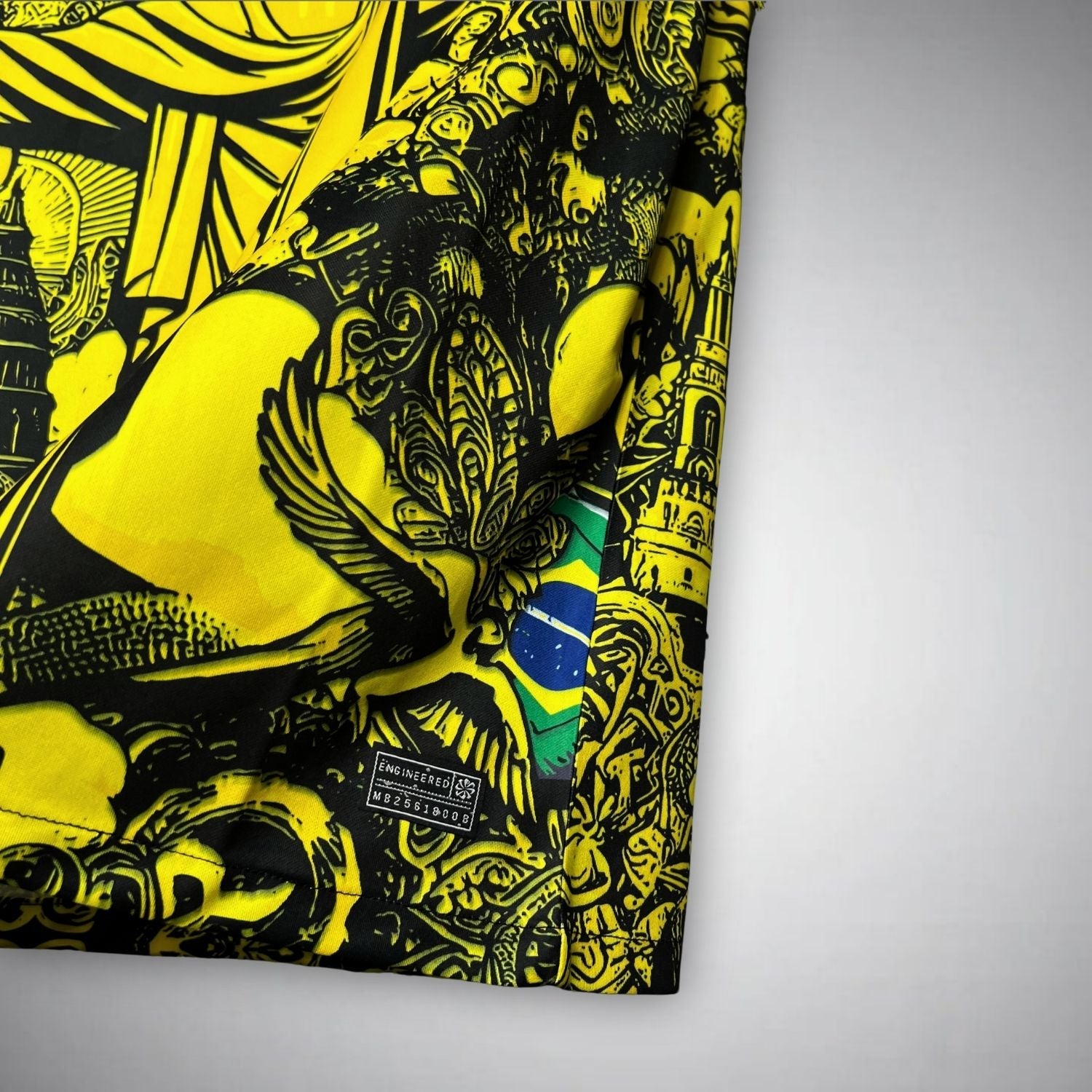 24/25 Brazil "Jesus" Premium Yellow Kit - Premium Quality Jersey at FootballPrestige.com