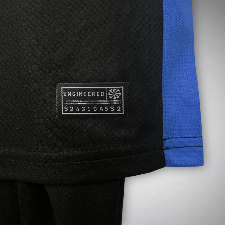 24/25 FC Barcelona Away Kids Size Kit - Premium Quality Jersey at FootballPrestige.com