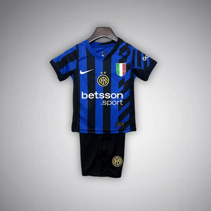 24/25 Inter Milan Home Kids Size Kit - Premium Quality Jersey at FootballPrestige.com