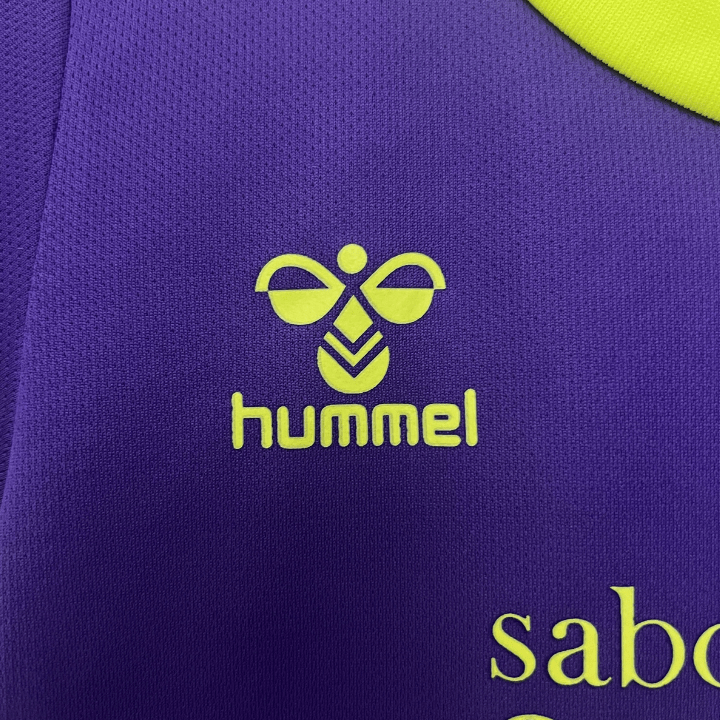 24/25 Málaga Away Kids Size Kit - Premium Quality Jersey at FootballPrestige.com