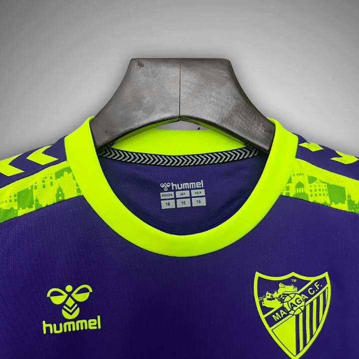 24/25 Málaga Away Kids Size Kit - Premium Quality Jersey at FootballPrestige.com