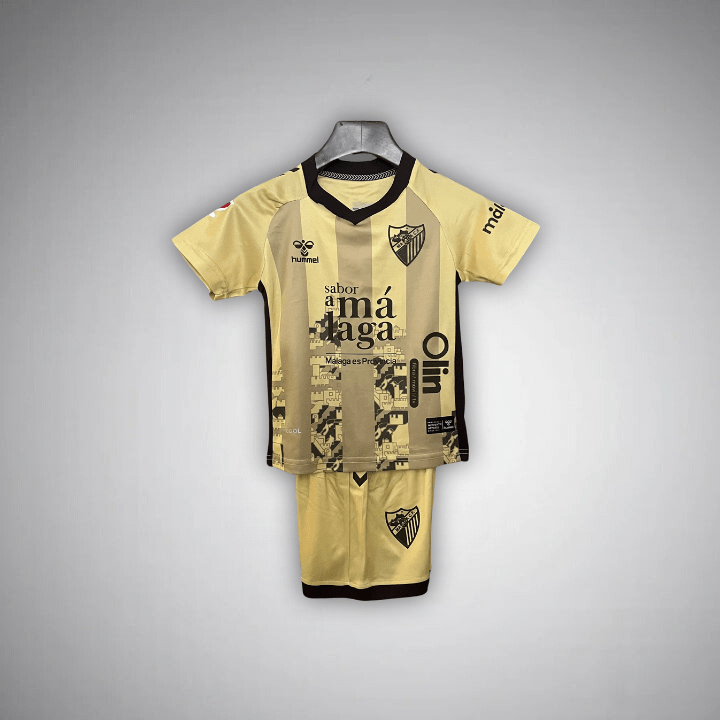 24/25 Málaga Third Away Kids Size Kit - Premium Quality Jersey at FootballPrestige.com