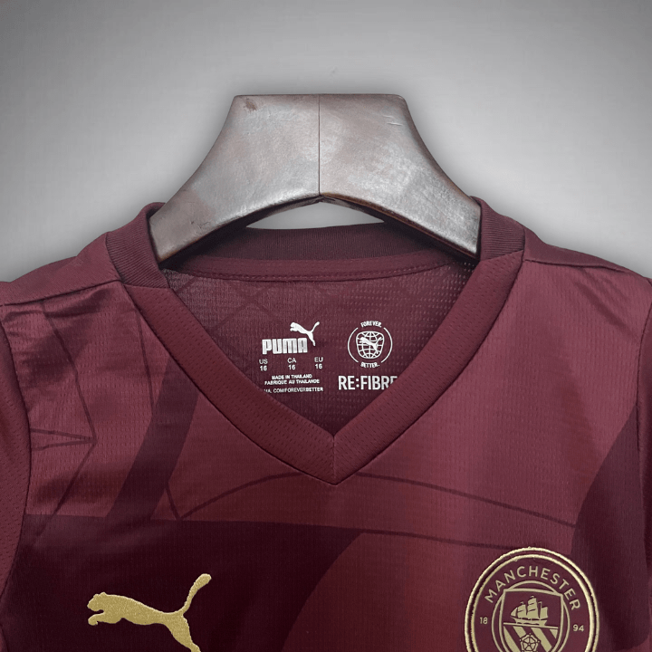 24/25 Manchester City Third Kids Size Kit - Premium Quality Jersey at FootballPrestige.com