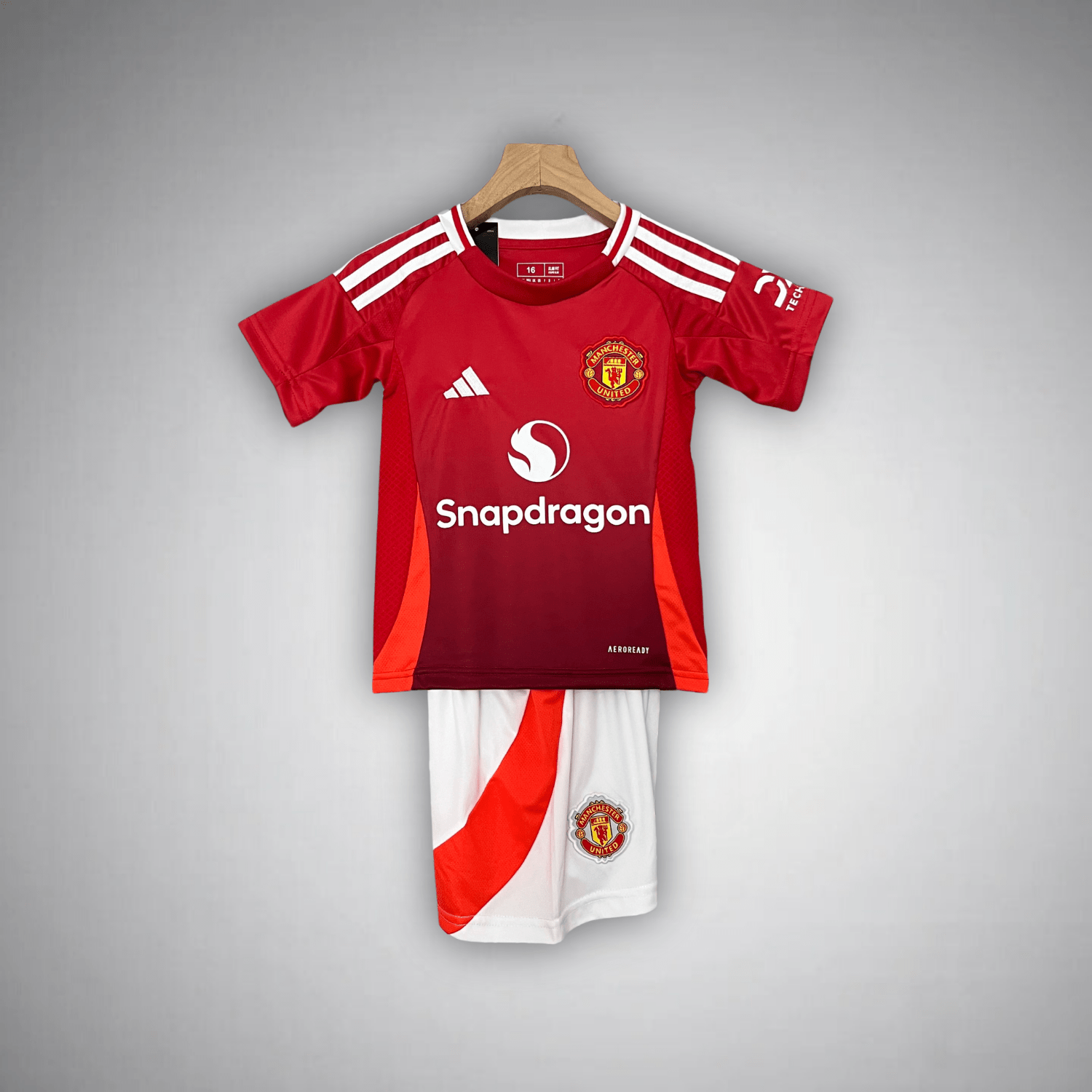 24/25 Manchester United Home Kids Size Kit - Premium Quality Jersey at FootballPrestige.com