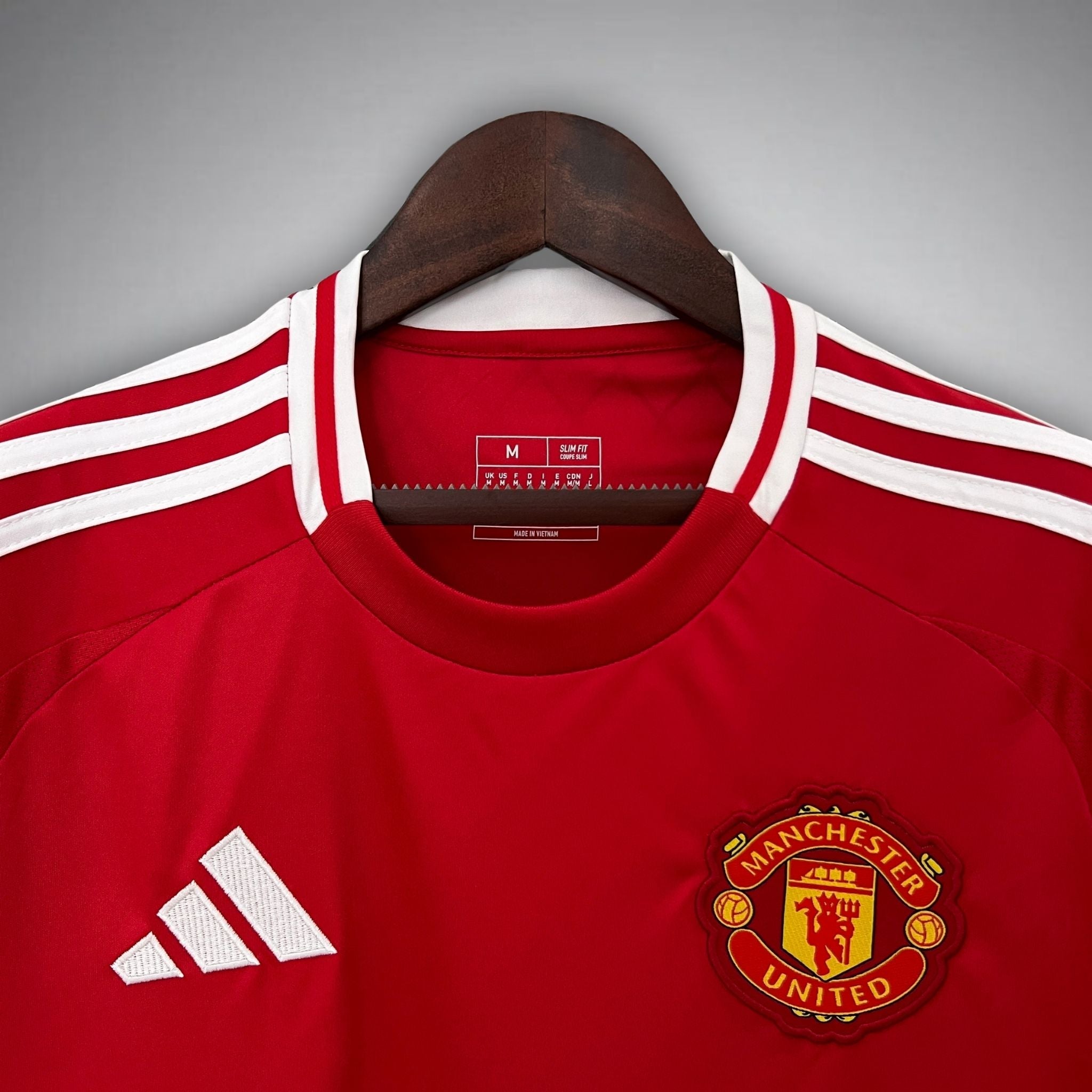 24/25 Manchester United Home Kit - Premium Quality Jersey at FootballPrestige.com