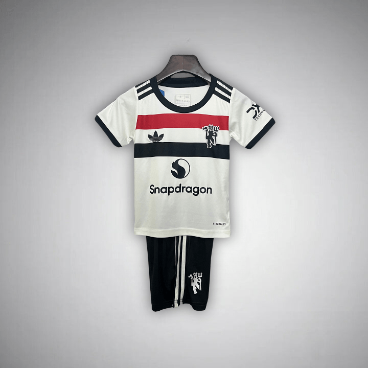 24/25 Manchester United Third Kids Size Kit - Premium Quality Jersey at FootballPrestige.com