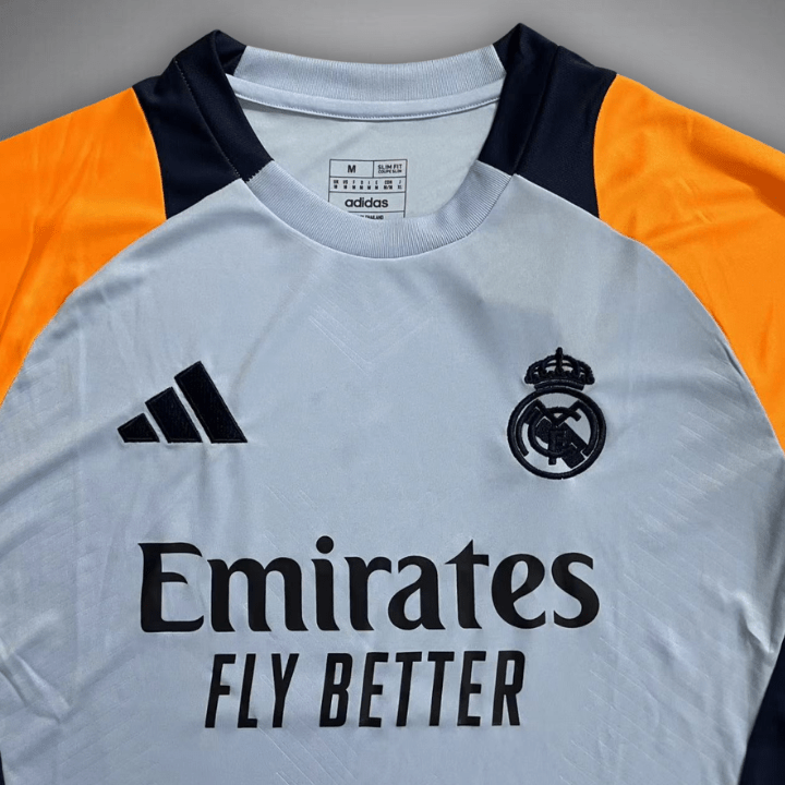 24/25 Real Madrid Pre - Match Premium Kit - Premium Quality Jersey at FootballPrestige.com