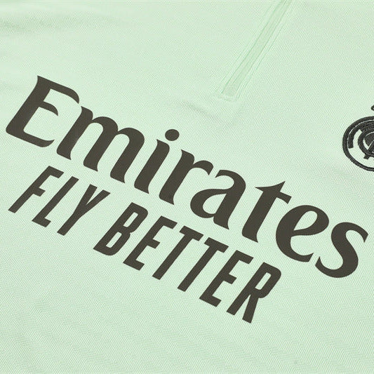 25/26 Real Madrid Training Lime Green Tracksuit