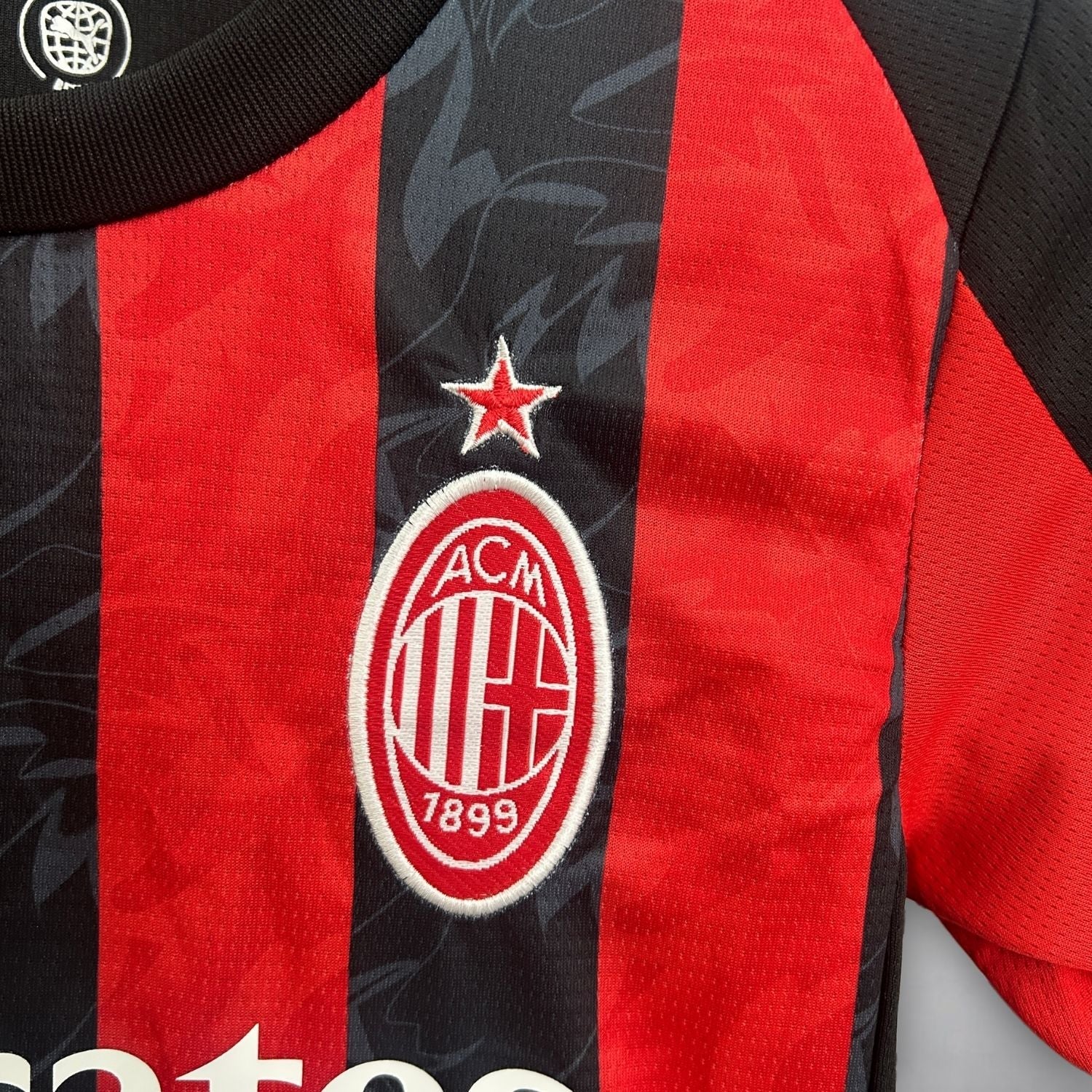 25/26 AC Milan Home Kids Size Kit - Premium Quality Jersey at FootballPrestige.com