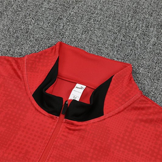 25/26 AC Milan Training Red Kids Size Tracksuit - Premium Quality Jersey at FootballPrestige.com
