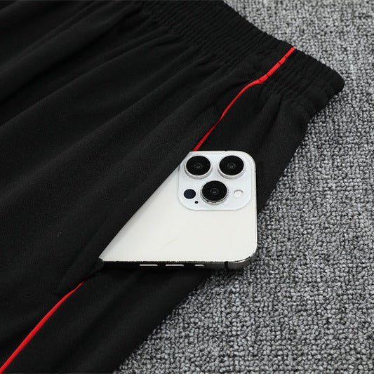 25/26 Ajax Amsterdam Training Black Kids Size Tracksuit - Premium Quality Jersey at FootballPrestige.com