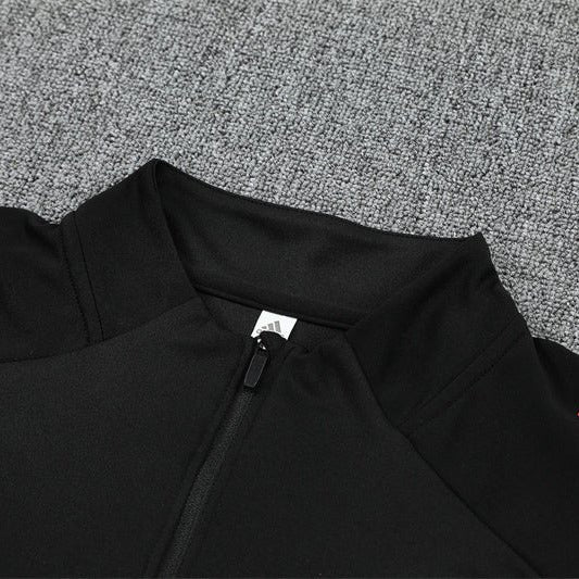 25/26 Ajax Amsterdam Training Black Kids Size Tracksuit - Premium Quality Jersey at FootballPrestige.com