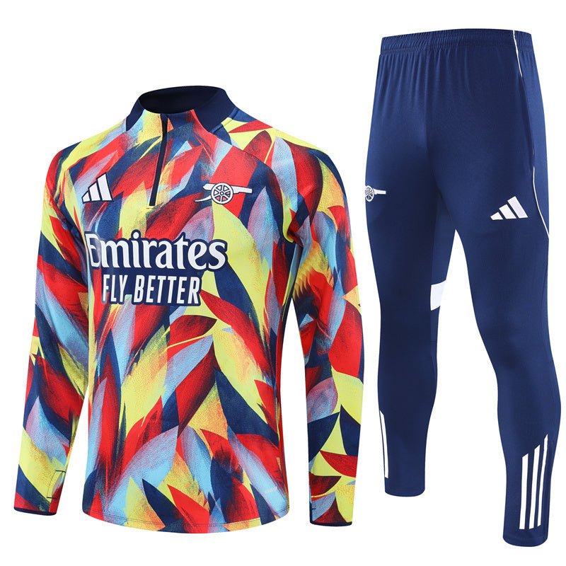 25/26 Arsenal Pre - Match Kids Size Tracksuit - Premium Quality Jersey at FootballPrestige.com