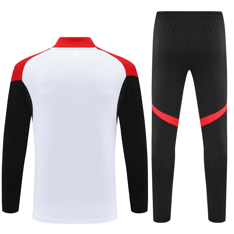 25/26 Arsenal White Kids Size Tracksuit - Premium Quality Jersey at FootballPrestige.com