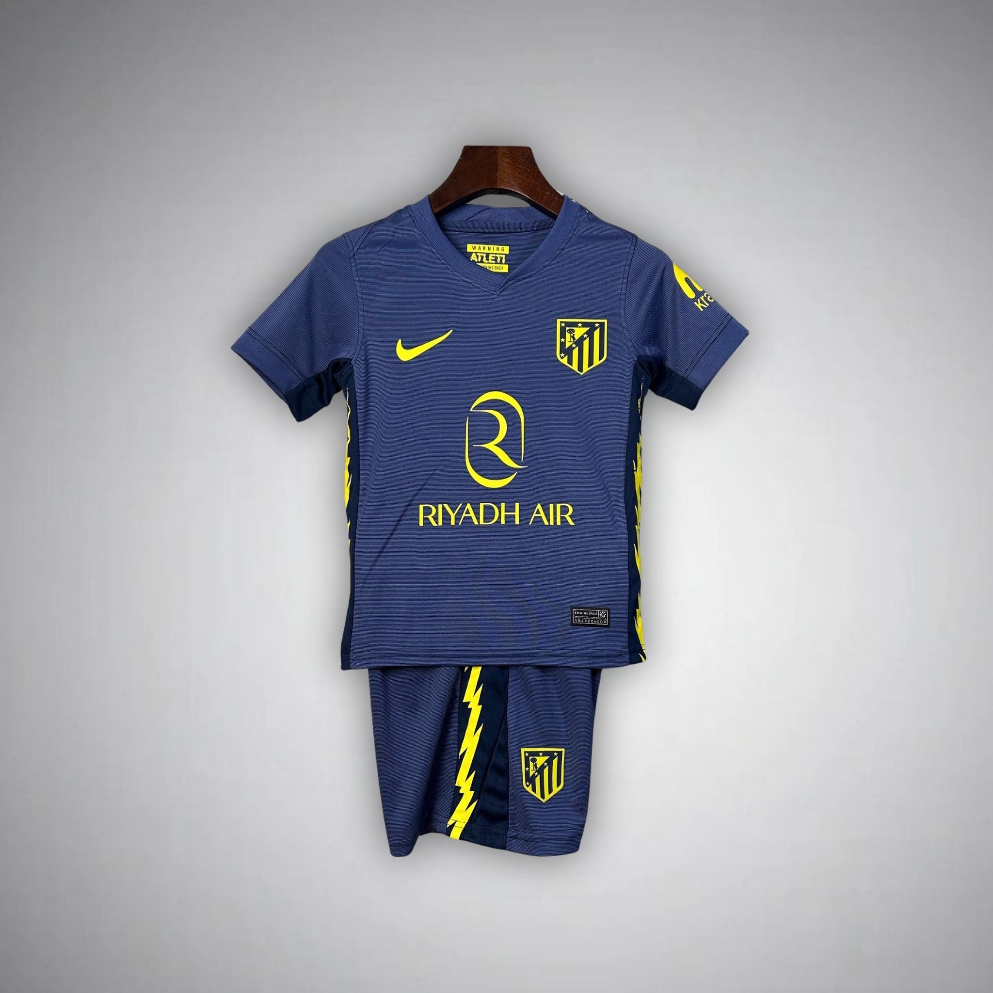 25/26 Atletico Madrid Away Kids Size Kit - Premium Quality Jersey at FootballPrestige.com