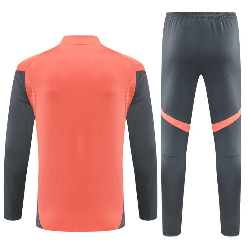 25/26 Bayern München Training Orange Kids Size Tracksuit - Premium Quality Jersey at FootballPrestige.com