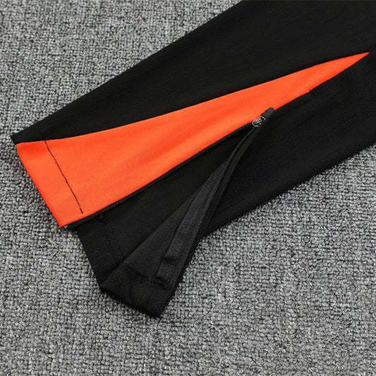 25/26 Brazil Training Black Kids Size Tracksuit - Premium Quality Jersey at FootballPrestige.com