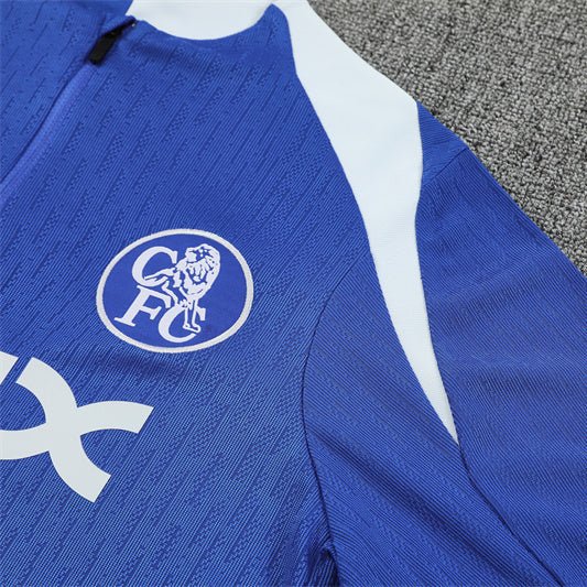 25/26 Chelsea Blue Tracksuit - Premium Quality Jersey at FootballPrestige.com
