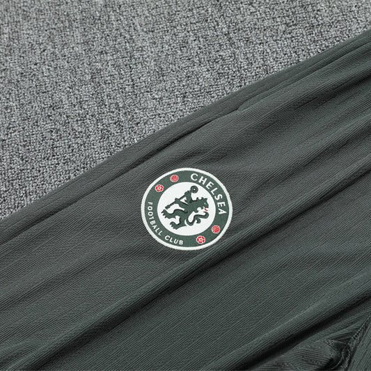 25/26 Chelsea x Nike Green Strike Drill Kids Size Tracksuit - Premium Quality Jersey at FootballPrestige.com
