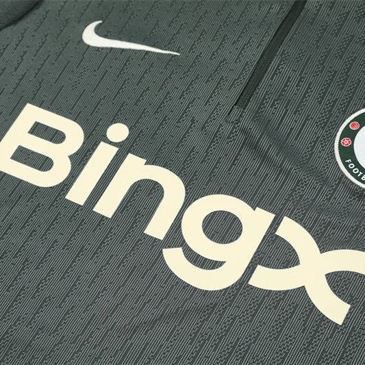 25/26 Chelsea x Nike Grey Strike Drill Kids Size Tracksuit - Premium Quality Jersey at FootballPrestige.com