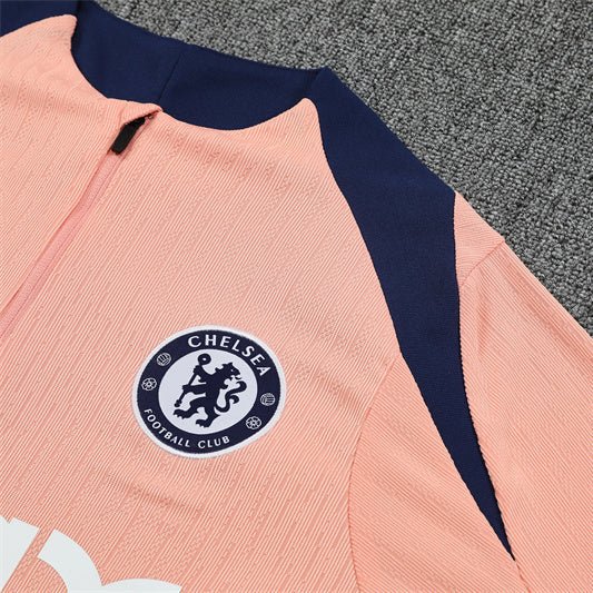 25/26 Chelsea x Nike Pink Strike Drill Kids Size Tracksuit - Premium Quality Jersey at FootballPrestige.com