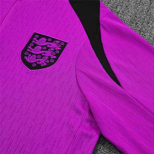 25/26 England Training Purple Kids Size Tracksuit - Premium Quality Jersey at FootballPrestige.com