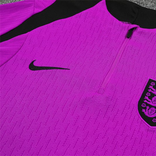 25/26 England Training Purple Kids Size Tracksuit - Premium Quality Jersey at FootballPrestige.com