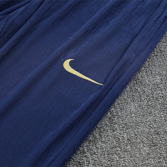 25/26 FC Barcelona Half Zip Training Blue/Purple Kids Size Tracksuit - Premium Quality Jersey at FootballPrestige.com