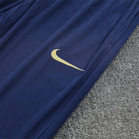 25/26 FC Barcelona Half Zip Training Purple/Blue Kids Size Tracksuit - Premium Quality Jersey at FootballPrestige.com