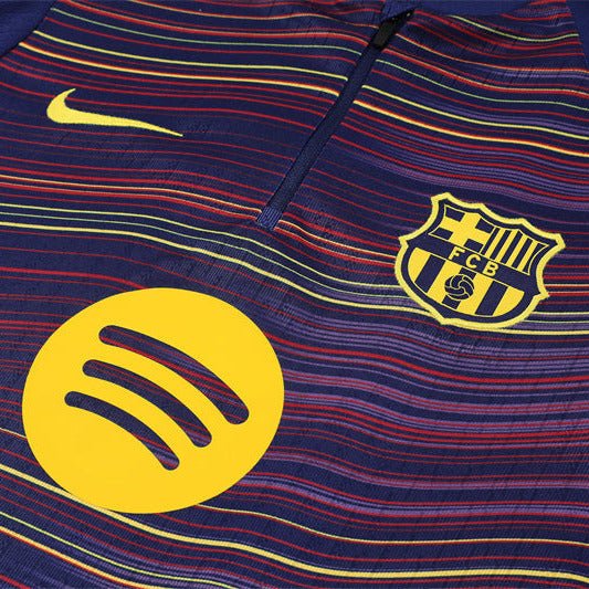 25/26 FC Barcelona Pre - Match Home Kids Size Tracksuit - Premium Quality Jersey at FootballPrestige.com