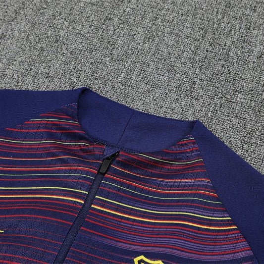 25/26 FC Barcelona Pre - Match Home Kids Size Tracksuit - Premium Quality Jersey at FootballPrestige.com