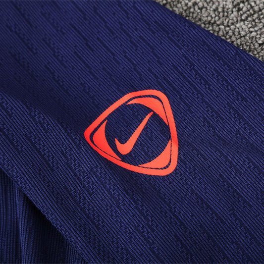 25/26 FC Barcelona Training Blue/Orange Kids Size Tracksuit - Premium Quality Jersey at FootballPrestige.com