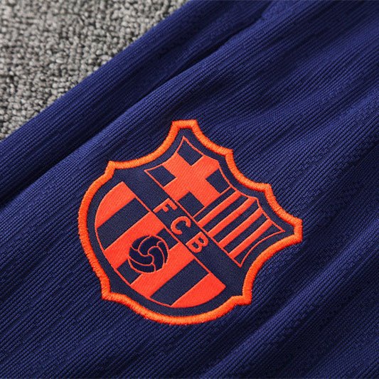 25/26 FC Barcelona Training Blue/Orange Kids Size Tracksuit - Premium Quality Jersey at FootballPrestige.com